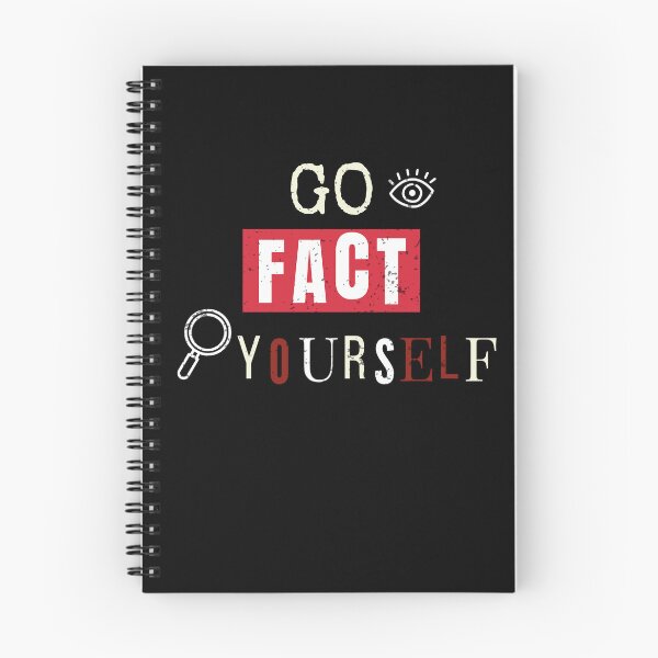 Item preview, Go Fact Yourself Funny Sarcastic Gift for Smartasses and Skeptics designed and sold by MoodInInk.