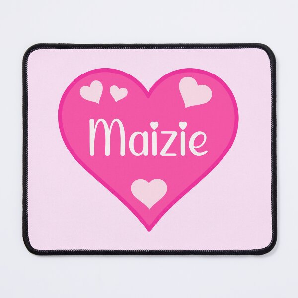 Item preview, Maizie Name Pink Heart designed and sold by Jeallan Designs.