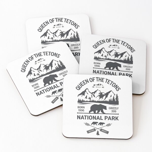 Item preview, Bear Lovers Queen Of The Tetons Grizzly 399 National Park designed and sold by Marguritesuzy.
