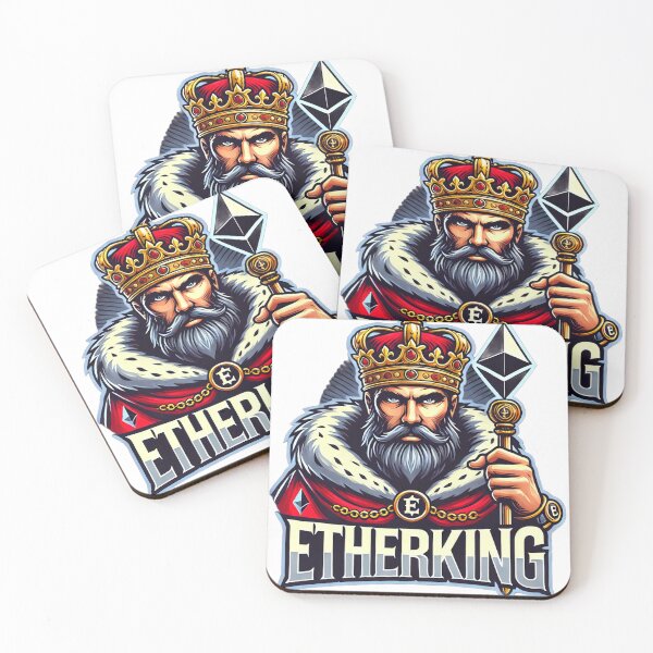 Item preview, EtherKing – Crypto Royalty Ethereum King Design designed and sold by artist-for-you.