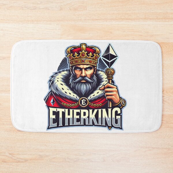 Item preview, EtherKing – Crypto Royalty Ethereum King Design designed and sold by artist-for-you.