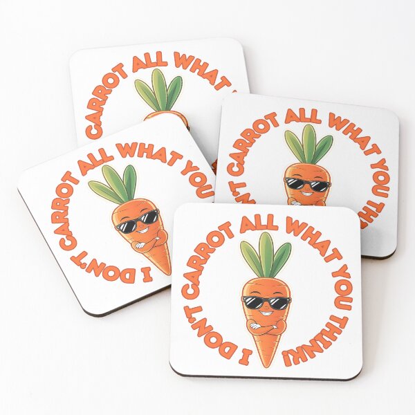 Item preview, I Don’t Carrot All – Funny Cool Carrot Pun Design designed and sold by Ink on Thread.