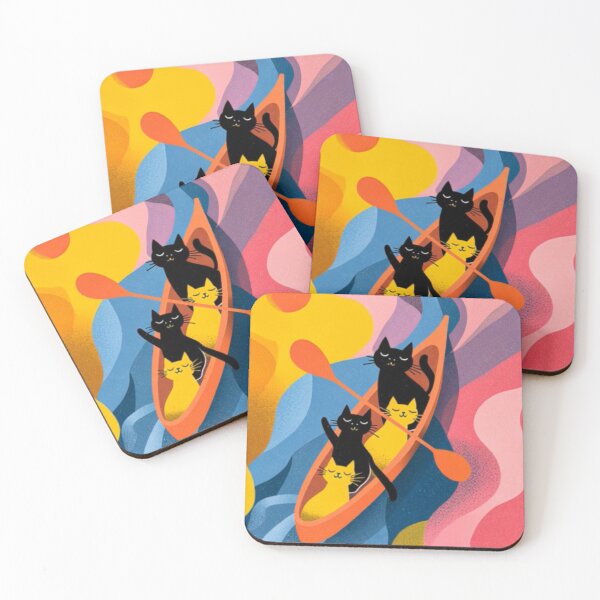Item preview, "Paddle Purrfection: Meowtain Stream Dream Team" designed and sold by Print Fiction.