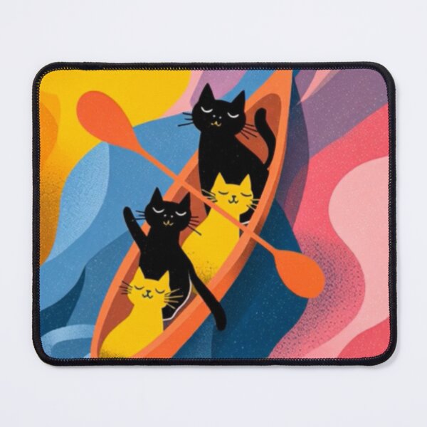 Item preview, "Paddle Purrfection: Meowtain Stream Dream Team" designed and sold by Print Fiction.