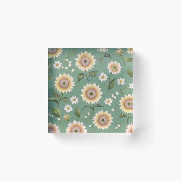 Item preview, Vintage style  sunflowers designed and sold by Nice-patterns.
