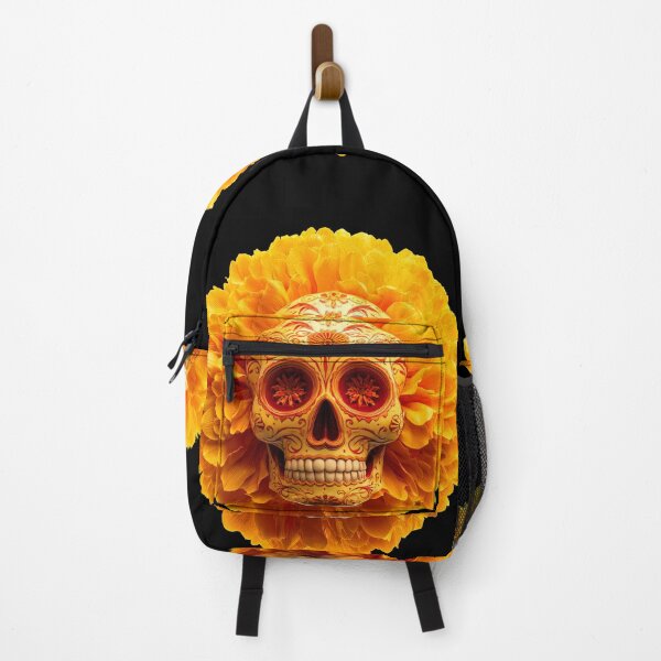Item preview, Marigold Sugar Skull designed and sold by FlatFashionista.