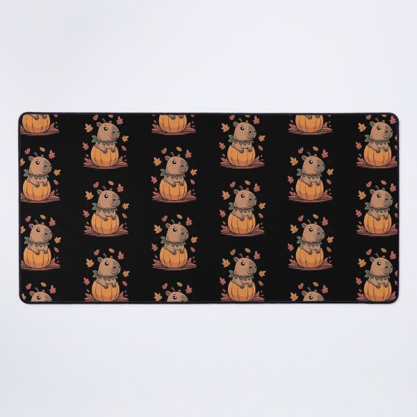 Item preview, Cute Halloween Capybara in Pumpkin Design designed and sold by MonkiFlipp.