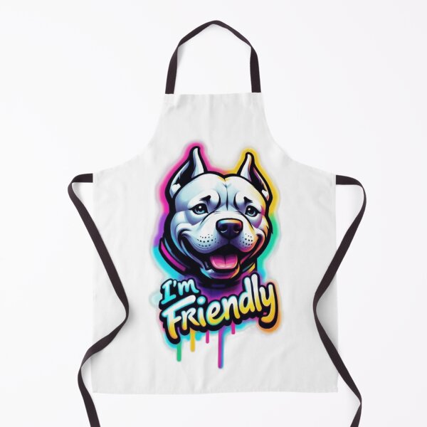 Item preview, Pitbull Smile Positive Message - I'm Friendly Dog designed and sold by Donald Dave T. Barrameda.
