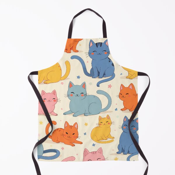 Item preview, Anime Style Cats | Cute Cartoon Cat Pattern Design designed and sold by NellyHorse.