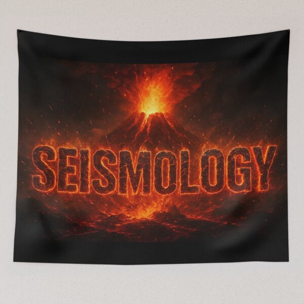 Item preview, Seismology - An amazing fiery volcano designed and sold by DamioPolArt.