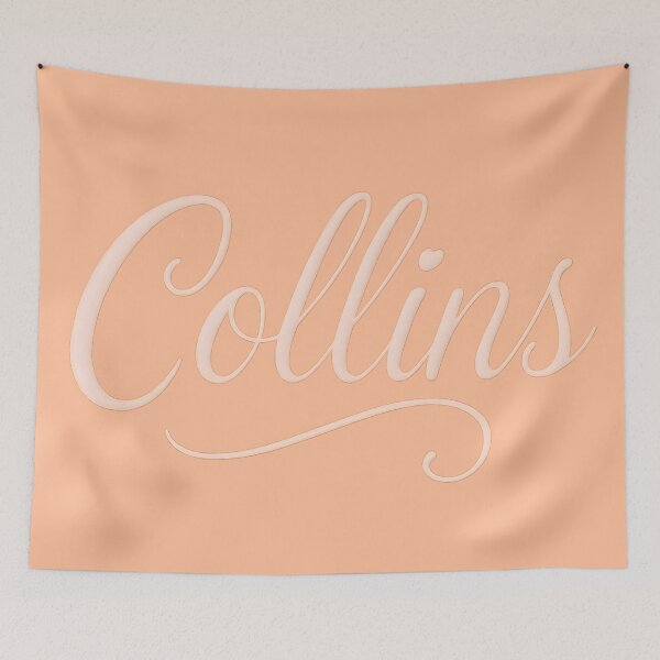 Item preview, Name Collins Gift Design Personalized Family Typography designed and sold by Slayfandom.