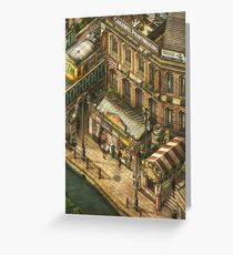 Caramel Printmaking Greeting Card