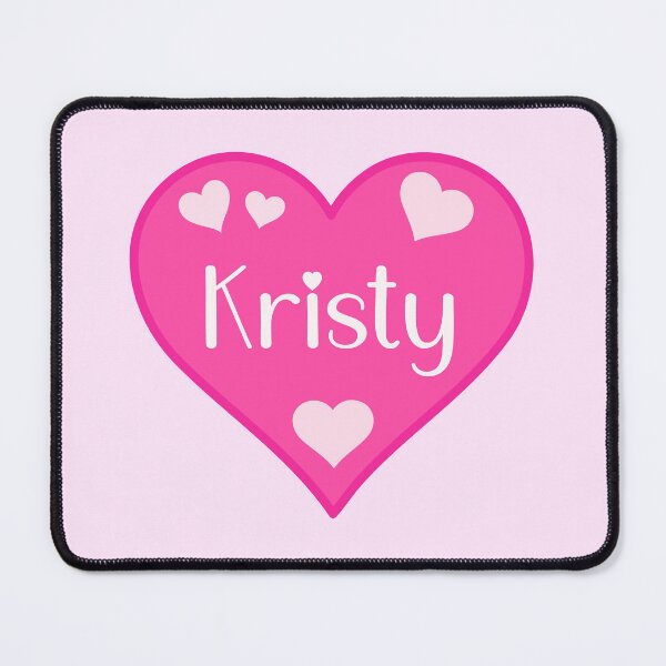 Item preview, Kristy Name Pink Heart designed and sold by Jeallan Designs.
