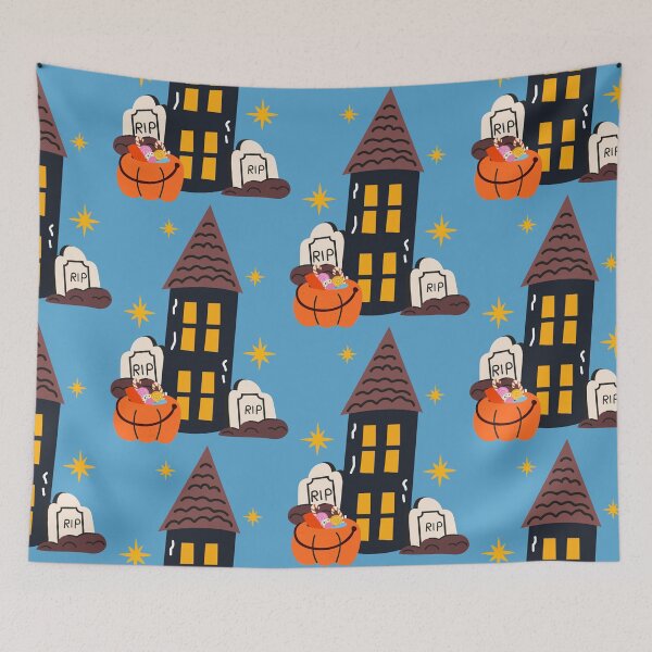 Item preview, Halloween in retro 90s groovy style designed and sold by Luamor.