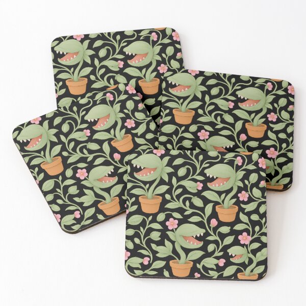 Item preview, Audrey 2 Inspired Pattern – Dark Botanical Horror Design designed and sold by PricklyBearArt.
