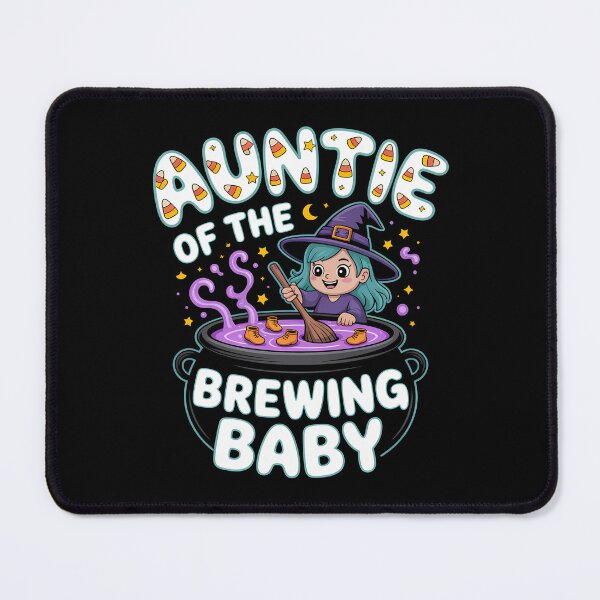 Item preview, Auntie of Brewing Baby - This gift is perfect for any proud aunt-to-be who wants to celebrate a new baby with a fun Halloween twist. designed and sold by ZyziowskyArt.