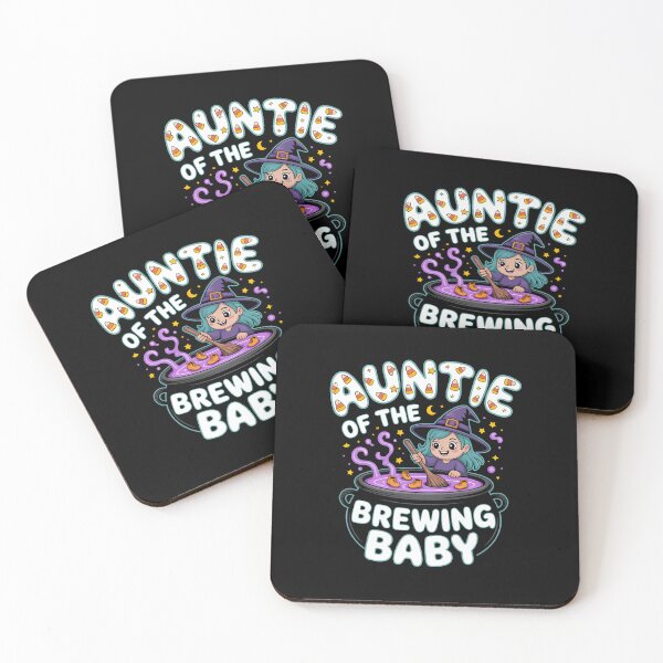 Item preview, Auntie of Brewing Baby - This gift is perfect for any proud aunt-to-be who wants to celebrate a new baby with a fun Halloween twist. designed and sold by ZyziowskyArt.