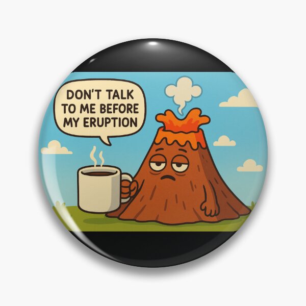 Item preview, Seismology - cute funny volcano designed and sold by DamioPolArt.