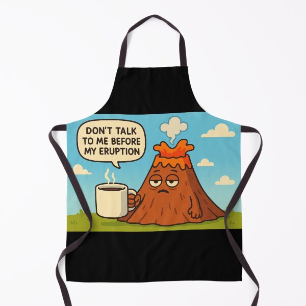 Item preview, Seismology - cute funny volcano designed and sold by DamioPolArt.