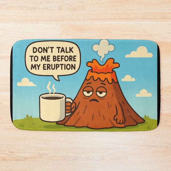Item preview, Seismology - cute funny volcano designed and sold by DamioPolArt.