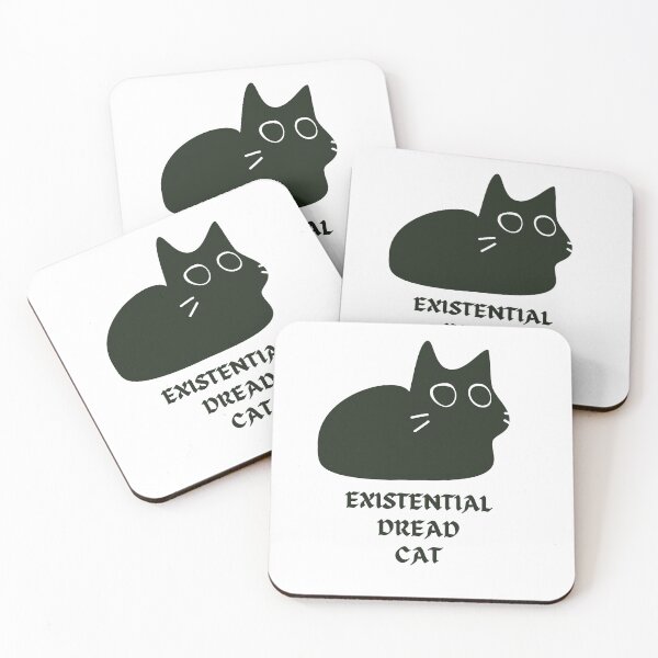 Item preview, Existential Dread Cat designed and sold by Melty Shirts.