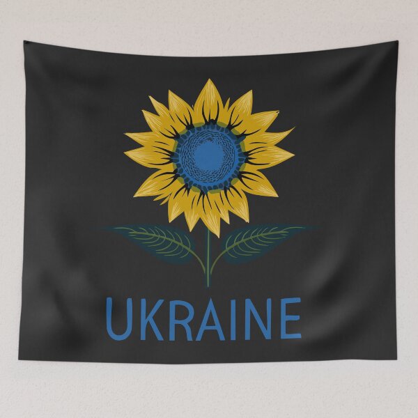 Item preview, Ukraine Sunflower Ukrainian Symbol Yellow Blue Heritage Flower designed and sold by cabana.space.