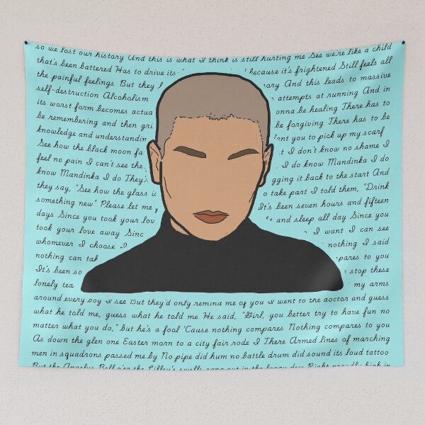 Item preview, Sinéad O'Connor - Lyrics Portrait designed and sold by Melty Shirts.