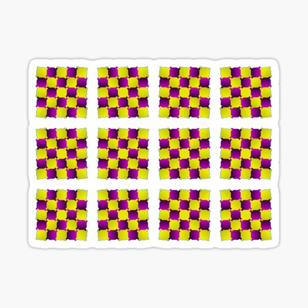 Optical Illusion, Visual Illusion, Cognitive Illusions, #OpticalIllusion, #VisualIllusion, #CognitiveIllusions, #Optical, #Illusion, #Visual, #Cognitive, #Illusions Sticker