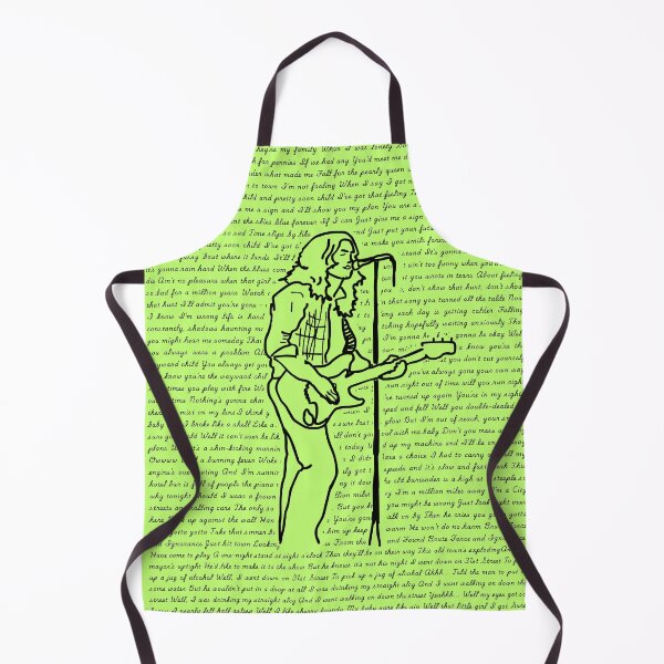 Item preview, Rory Gallagher - Lyrics Portrait (Green Version) designed and sold by Melty Shirts.
