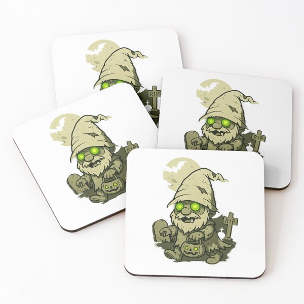 Item preview, Zombie Gnome Walking in Graveyard T-Shirt – Spooky Halloween Design designed and sold by PrintCreations9.