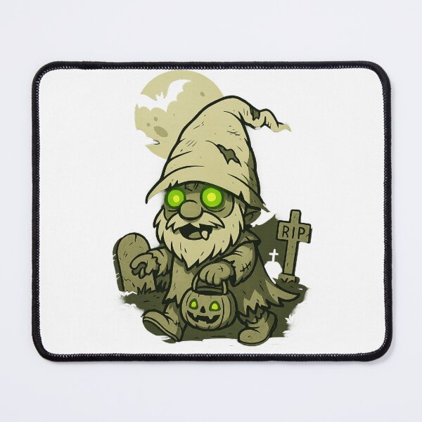 Item preview, Zombie Gnome Walking in Graveyard T-Shirt – Spooky Halloween Design designed and sold by PrintCreations9.