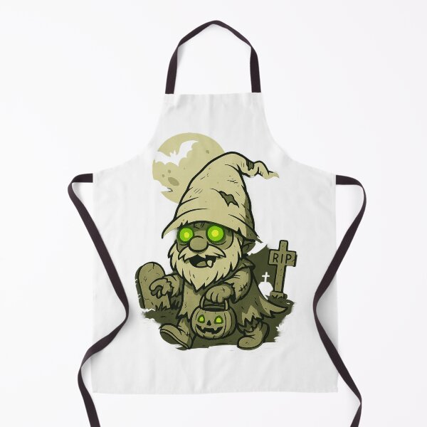 Item preview, Zombie Gnome Walking in Graveyard T-Shirt – Spooky Halloween Design designed and sold by PrintCreations9.