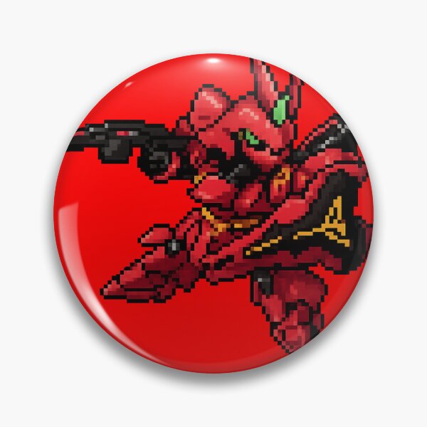 Artikelvorschau, SAZABI GUNDAM RED COMET Gundam Pixelkunst entworfen und verkauft von sabartgunpla.