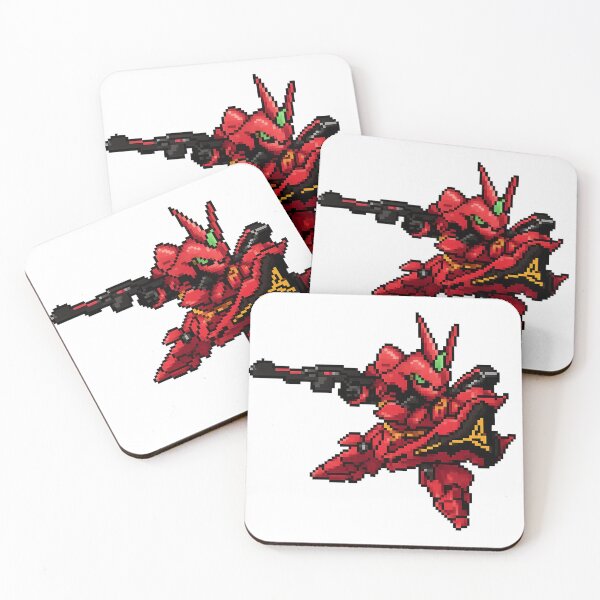 Item preview, SAZABI GUNDAM RED COMET gundam pixel art designed and sold by sabartgunpla.
