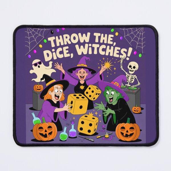 Item preview, Throw the Dice, Witches!" - Halloween Party Chaos designed and sold by ByBryteG.