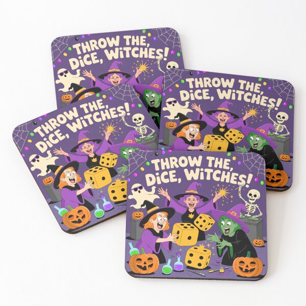 Item preview, Throw the Dice, Witches!" - Halloween Party Chaos designed and sold by ByBryteG.