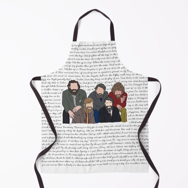 Item preview, The Dubliners - Lyrics Portrait designed and sold by Melty Shirts.