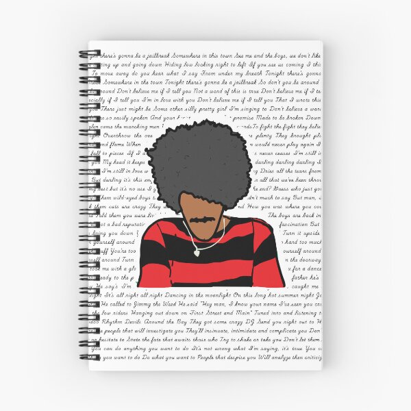 Artikelvorschau, Phil Lynott – Songtext-Portrait entworfen und verkauft von Melty Shirts.