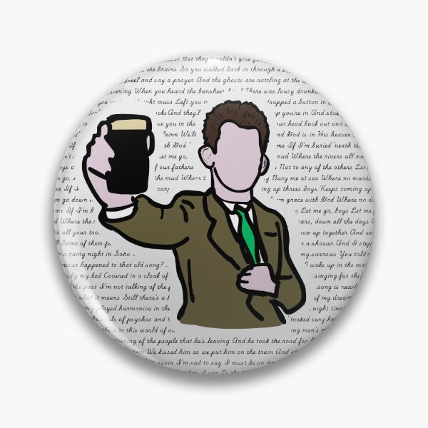 Item preview, Shane MacGowan - Lyrics Portrait designed and sold by Melty Shirts.