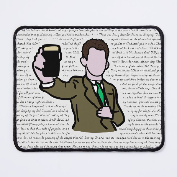 Item preview, Shane MacGowan - Lyrics Portrait designed and sold by Melty Shirts.