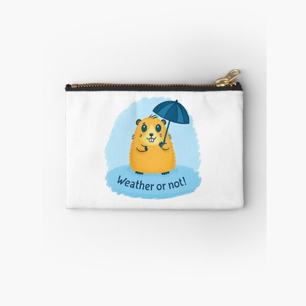 Item preview, Weather Or Not Hamster Umbrella Sticker designed and sold by kacperartdesign.