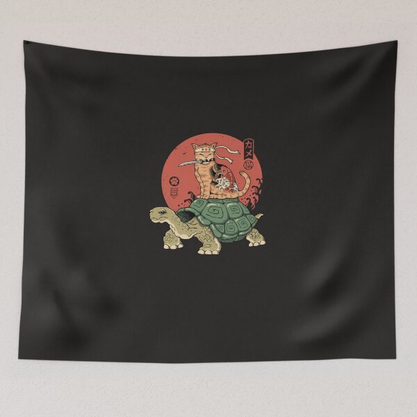 Item preview, Catana On Turtle designed and sold by vinsonhidayn.