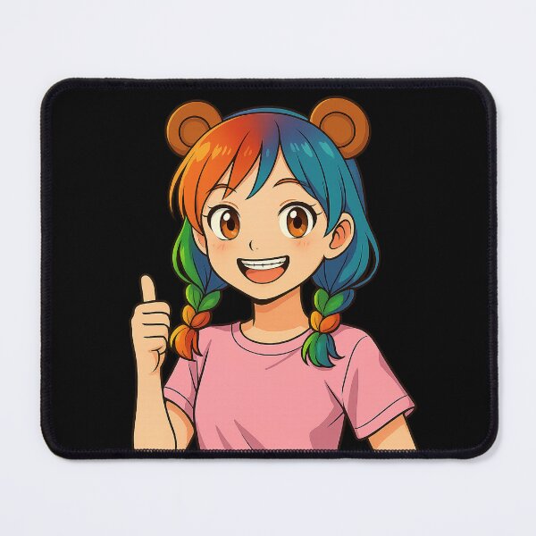 Item preview, Rainbow Braid Girl designed and sold by PlanetBoi.