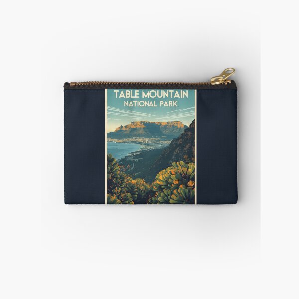 Item preview, A Vintage Illustration of Table Mountain National Park - South Africa  designed and sold by GoodOldVintage.