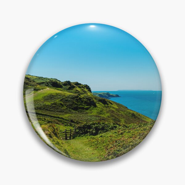 Item preview, Blue and Green, a view of Lundy - Ilfracombe, North Devon. designed and sold by Love where you live.