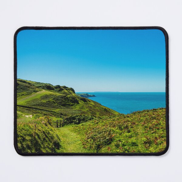 Item preview, Blue and Green, a view of Lundy - Ilfracombe, North Devon. designed and sold by Love where you live.