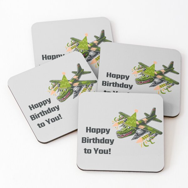 Item preview, Cartoon Bombardiro Crocodilo - Birthday Message designed and sold by EmeraldeaArt.