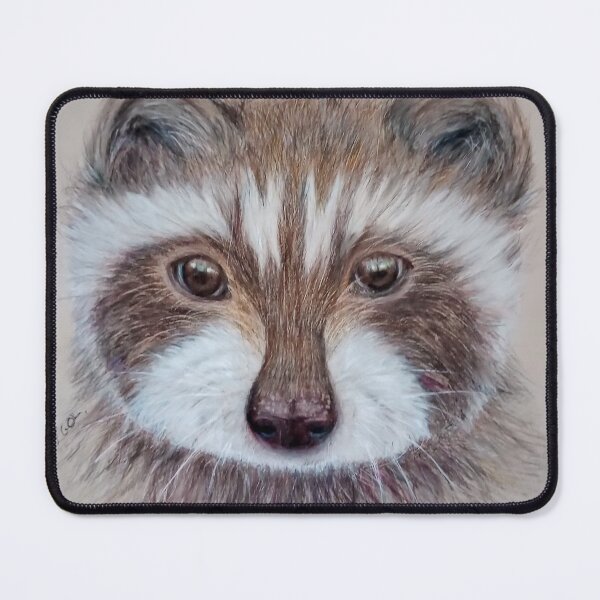 Item preview, Raccoon- pastel on paper designed and sold by Miri Gol.