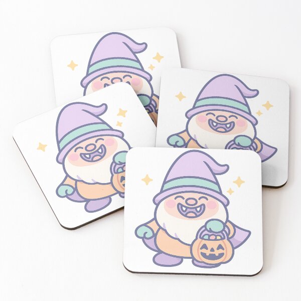 Item preview, Cute Pastel Halloween Gnome T-Shirt – Laughing Vampire Fangs & Pumpkin Candy designed and sold by PrintCreations9.