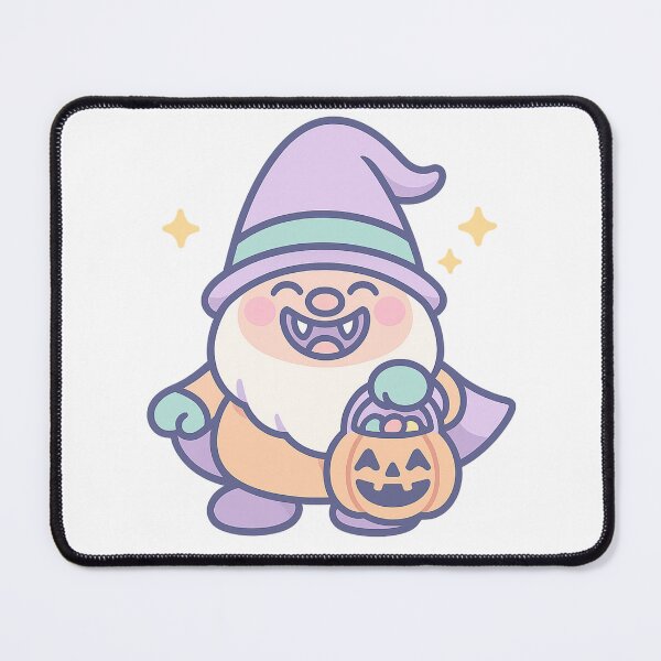Item preview, Cute Pastel Halloween Gnome T-Shirt – Laughing Vampire Fangs & Pumpkin Candy designed and sold by PrintCreations9.